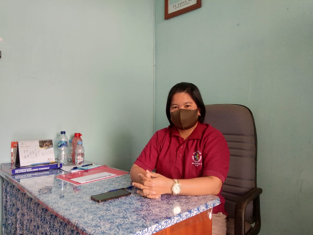 UPT Puskesmas Bigung  Bantu Cegah Penyebaran Covid-19